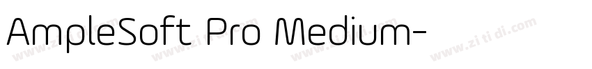 AmpleSoft Pro Medium字体转换